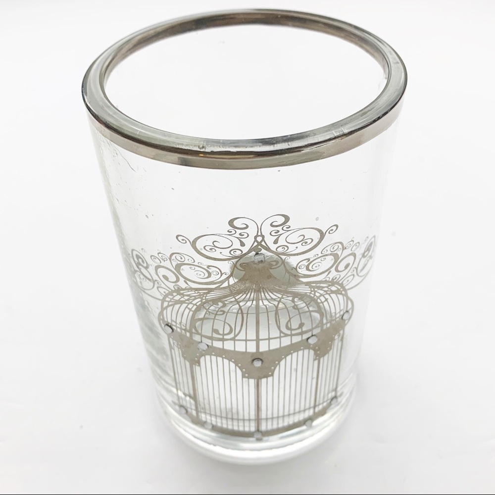 Bella Lux Decorative Glass Jeweled Cage Glass‎